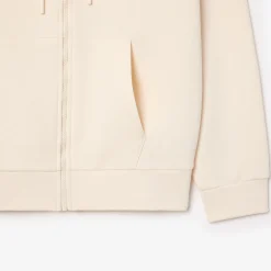 Herren Lacoste Fleece-Hoodie mit Reißverschluss