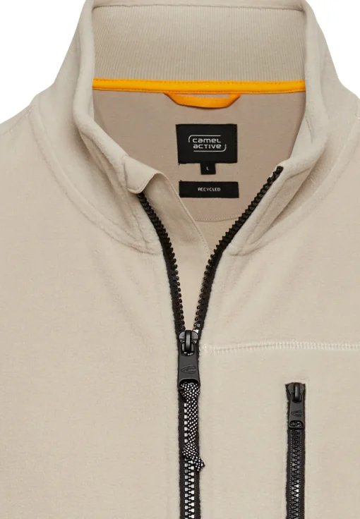 Herren Camel Active Fleecejacke mit Stehkragen