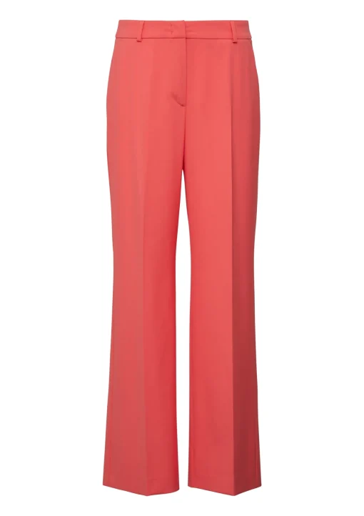 Damen Comma Fließende Hose mit weitem Bein