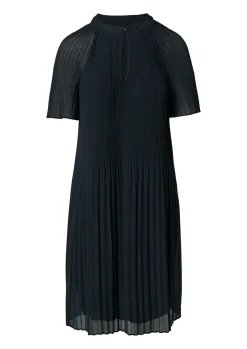 Damen Comma Fließendes Plissee-Kleid aus Chiffon