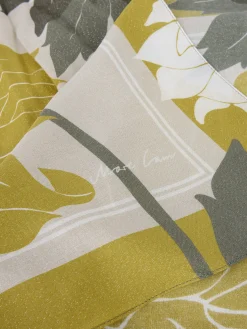 Damen Marc Cain Floraler Schal mit Lurex-Details