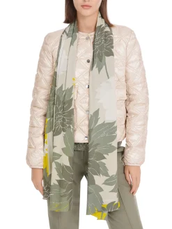 Damen Marc Cain Floraler Schal mit Lurex-Details