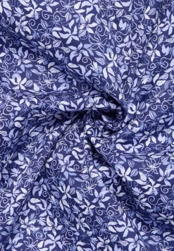 Herren Eterna Florales Allover-Print Langarmhemd