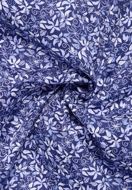 Herren Eterna Florales Allover-Print Langarmhemd
