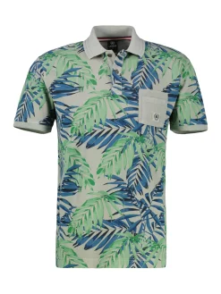 Herren Lerros Florales Poloshirt