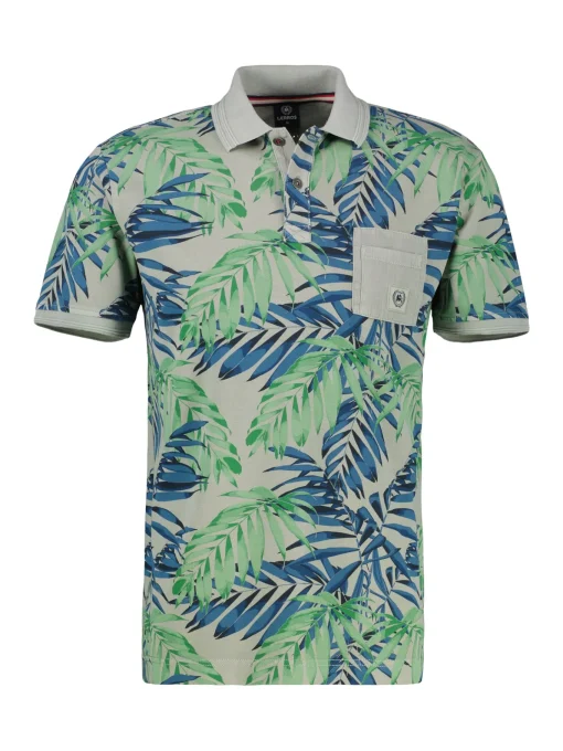 Herren Lerros Florales Poloshirt