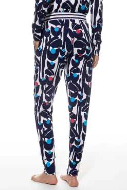 Damen Mey Flower Jungle Hose lang