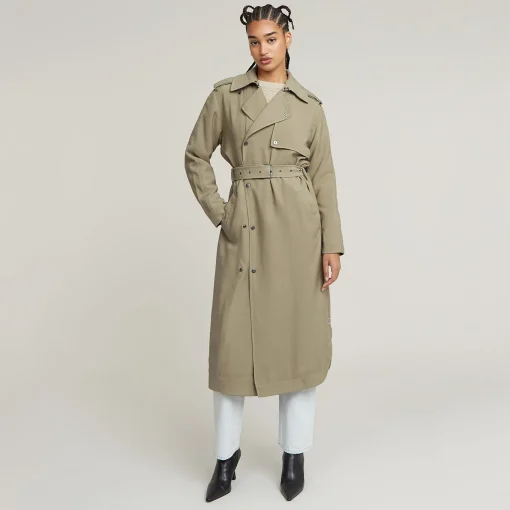 Damen G-Star Fluid Trench Coat