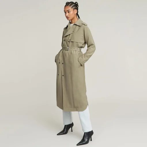 Damen G-Star Fluid Trench Coat