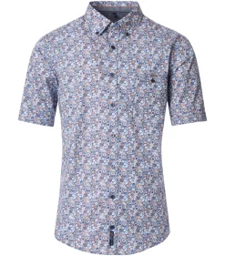 Herren Casa Moda Freizeithemd Kurzarm