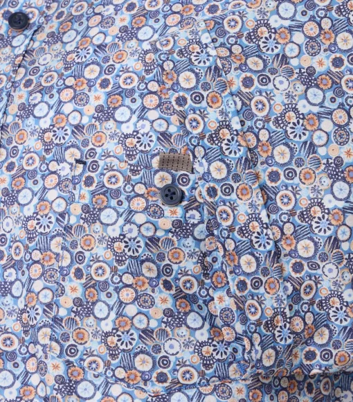 Herren Casa Moda Freizeithemd Kurzarm