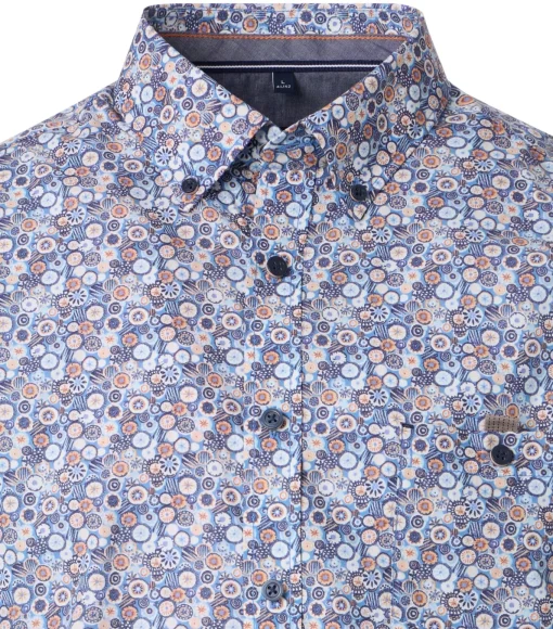 Herren Casa Moda Freizeithemd Kurzarm