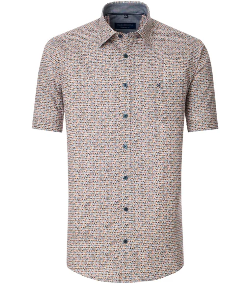 Herren Casa Moda Freizeithemd Kurzarm