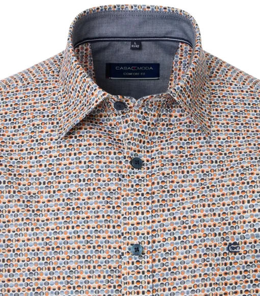 Herren Casa Moda Freizeithemd Kurzarm
