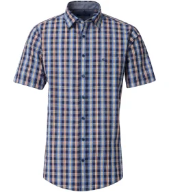 Herren Casa Moda Freizeithemd Kurzarm