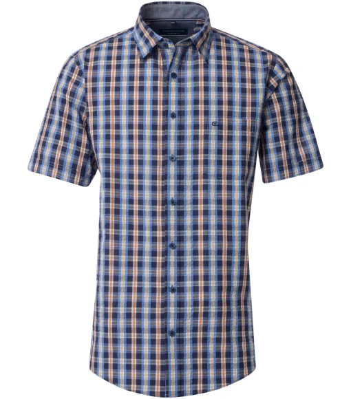 Herren Casa Moda Freizeithemd Kurzarm