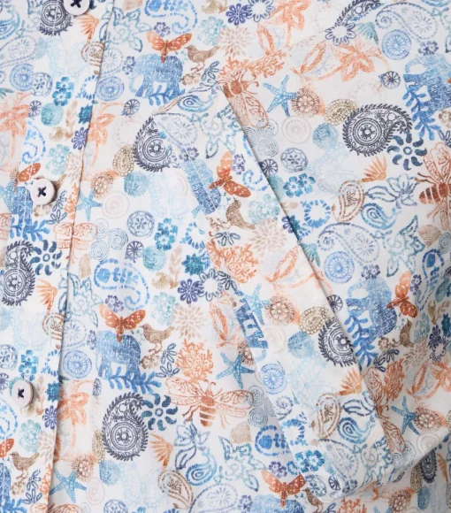 Herren Casa Moda Freizeithemd Kurzarm