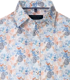 Herren Casa Moda Freizeithemd Kurzarm