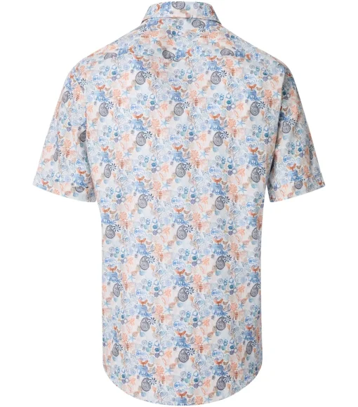 Herren Casa Moda Freizeithemd Kurzarm