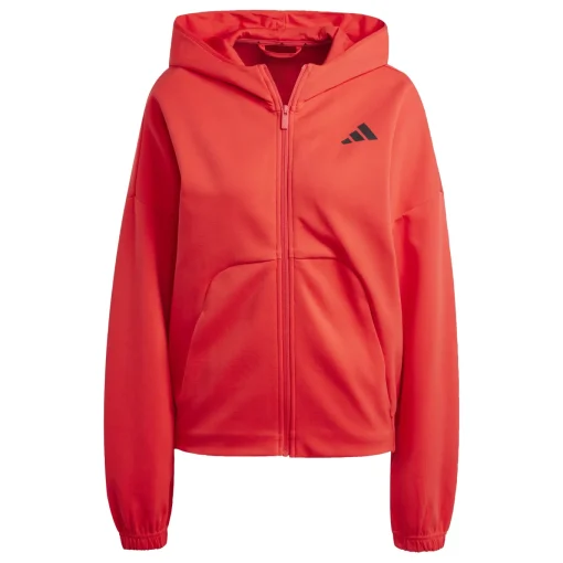 Damen Adidas Future Icons Small Logo Full-Zip Kapuzenjacke