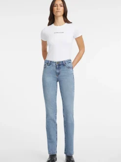 Damen GUESS JEANS G08 Mid Waist Straight Jeans