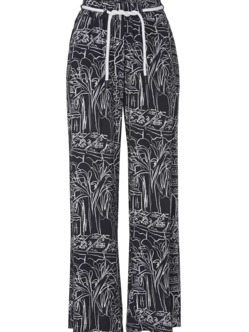 Damen Eiszeit Gemusterte Hose
