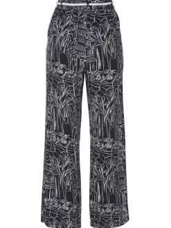 Damen Eiszeit Gemusterte Hose