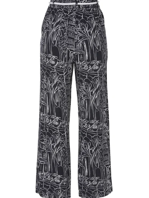 Damen Eiszeit Gemusterte Hose