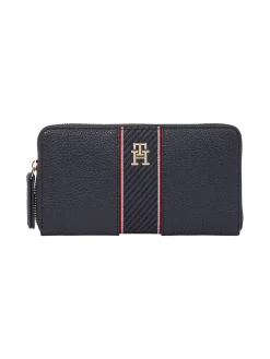 Damen Tommy Hilfiger Genarbte Reißverschluss-Brieftasche