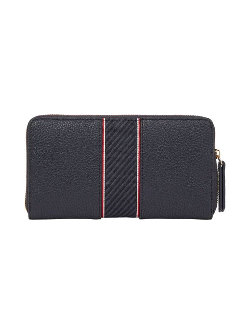 Damen Tommy Hilfiger Genarbte Reißverschluss-Brieftasche