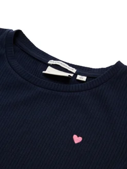 Kinder Tom Tailor Denim Geripptes Kleid