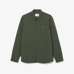 Herren Lacoste Gestepptes, wasserabweisendes Overshirt