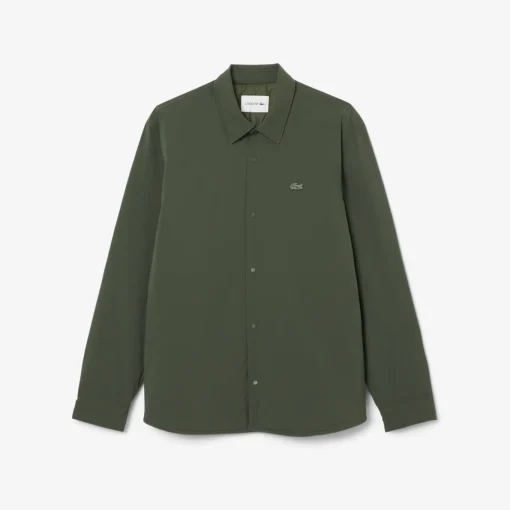 Herren Lacoste Gestepptes, wasserabweisendes Overshirt