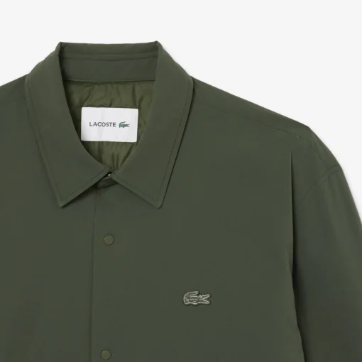 Herren Lacoste Gestepptes, wasserabweisendes Overshirt