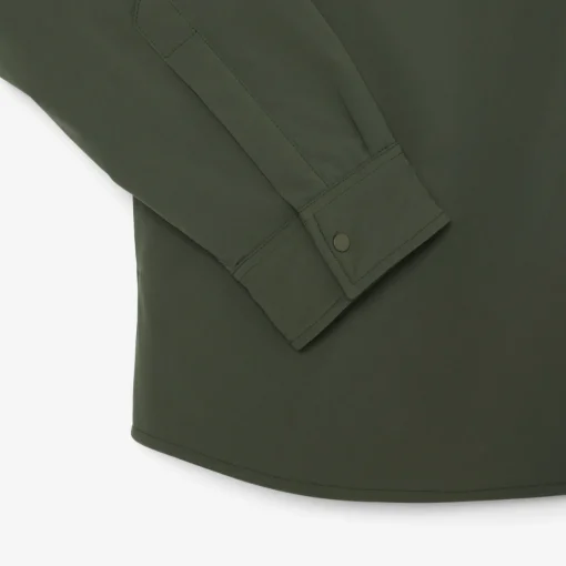 Herren Lacoste Gestepptes, wasserabweisendes Overshirt