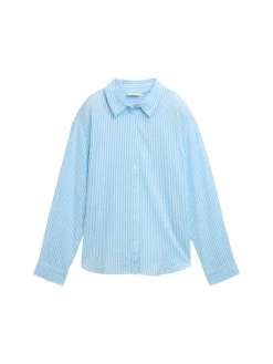 Damen Tom Tailor Denim Gestreifte Bluse