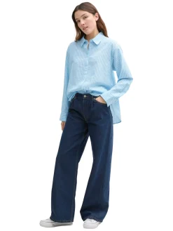 Damen Tom Tailor Denim Gestreifte Bluse
