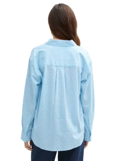 Damen Tom Tailor Denim Gestreifte Bluse