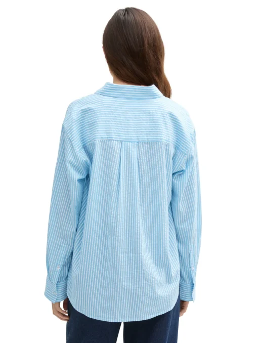 Damen Tom Tailor Denim Gestreifte Bluse