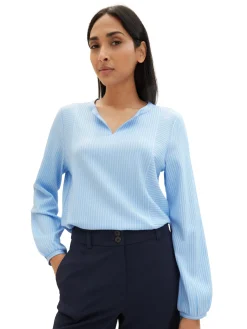 Damen Tom Tailor Gestreifte T-Shirt-Bluse