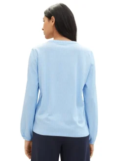 Damen Tom Tailor Gestreifte T-Shirt-Bluse