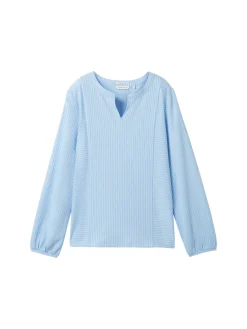 Damen Tom Tailor Gestreifte T-Shirt-Bluse