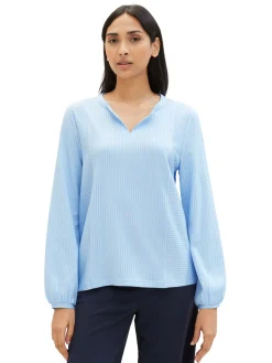 Damen Tom Tailor Gestreifte T-Shirt-Bluse