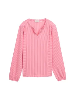 Damen Tom Tailor Gestreifte T-Shirt-Bluse