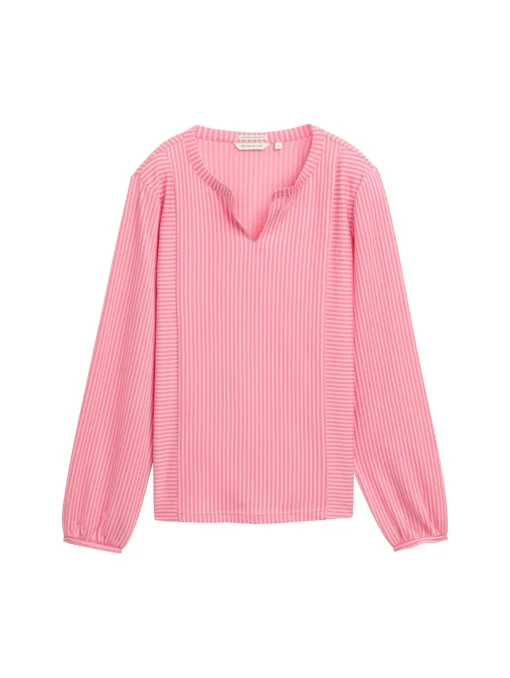 Damen Tom Tailor Gestreifte T-Shirt-Bluse