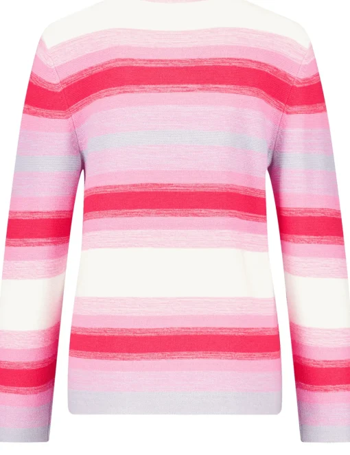 Damen Gerry Weber Collection Gestreifter Strickpullover mit Wollanteil