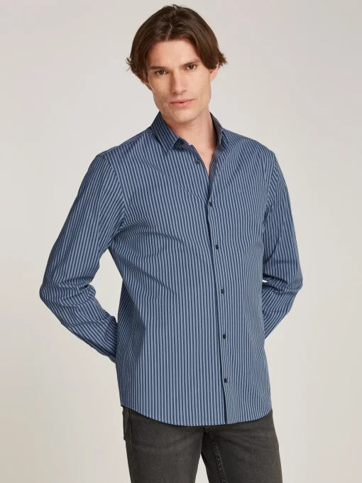 Herren Calvin Klein Gestreiftes Hemd