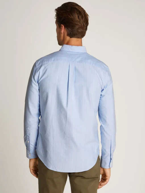 Herren Tommy Hilfiger Gestreiftes Regular Fit Hemd