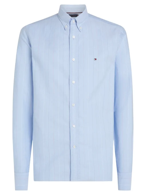 Herren Tommy Hilfiger Gestreiftes Regular Fit Hemd
