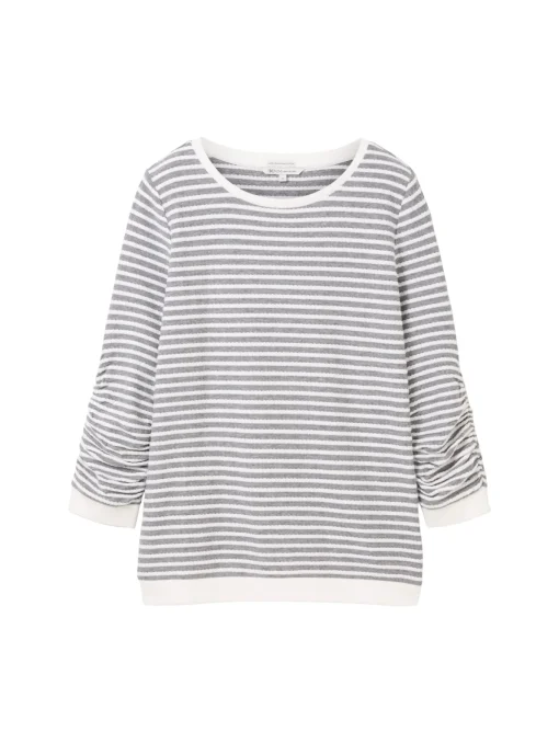 Damen Tom Tailor Denim Gestreiftes Sweatshirt